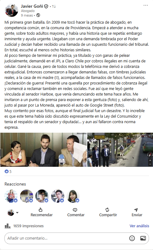 Publicación de Javier Goñi: Mi primera gran batalla, en 2009